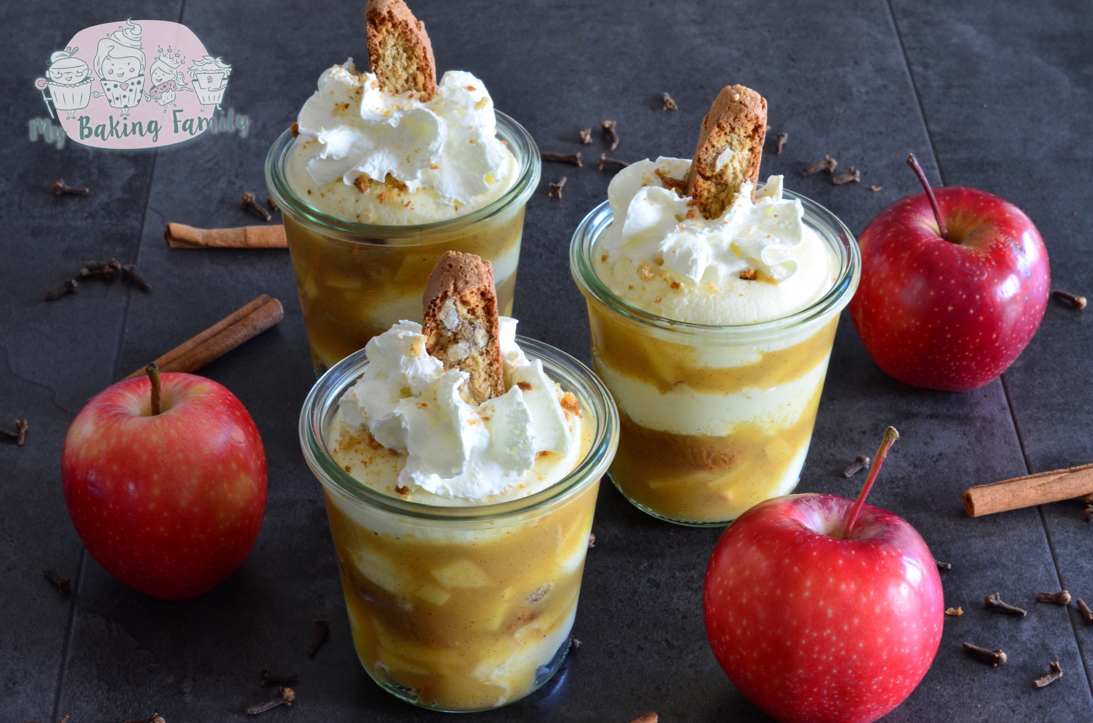 Apfel-Tiramisu – schnelles Dessert ohne Backen – Ideal zum Vorbereiten ...